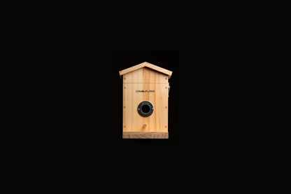 Camouflage EZ-NestEye birdhouse with AI camera