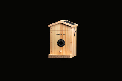 Camouflage EZ-NestEye birdhouse with AI camera