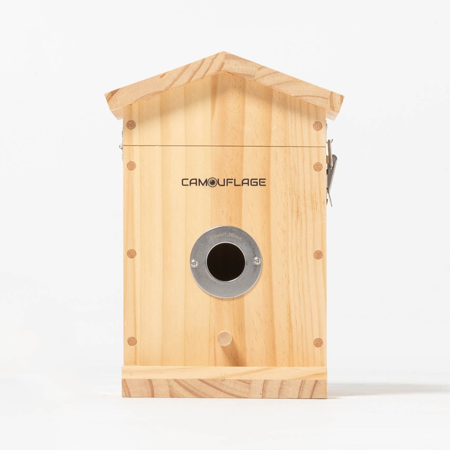 Camouflage EZ-NestEye birdhouse with AI camera